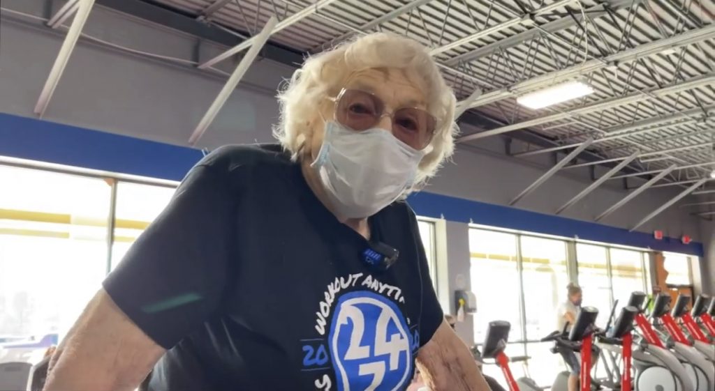 96 Year Old Weaverville Member Makes Local News!