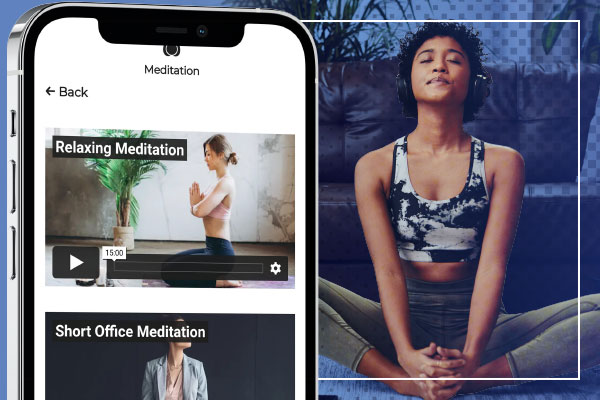Workout Anytime App Upgrade for Meditation