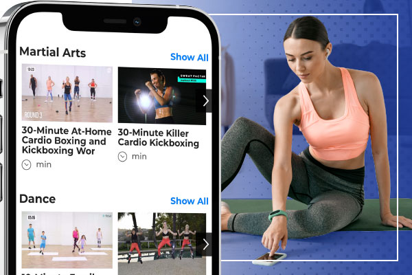 Workout Anytime App Upgrade for Streaming Video