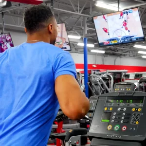 Workout on Cardio Equipment at Workout Anytime